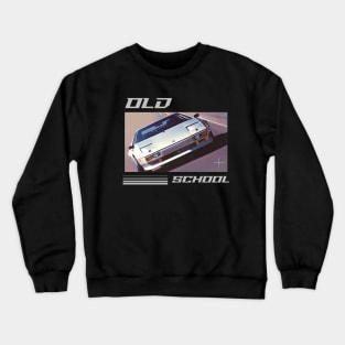 Old School Car Crewneck Sweatshirt